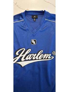 Oversized Premium H&M Harlem USA Fit Jersey - Size Small